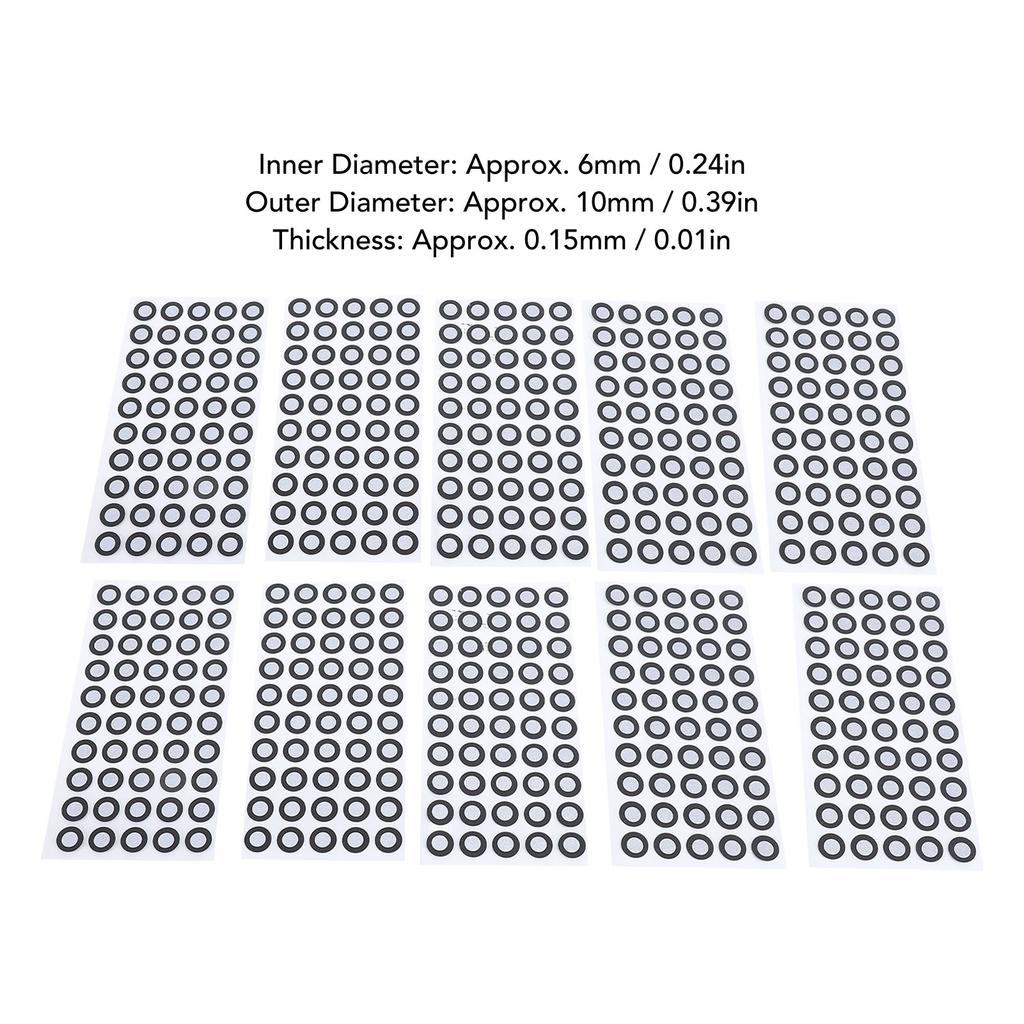 Positioning Target 3D Scanning Marker 6mm ID 10mm OD High Reflection Brightness Waterproof for Motion Information Collection