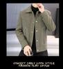Men's Short Woolen Lapel Coat - Warm Autumn/Winter Casual Jacket with Plus Velvet
