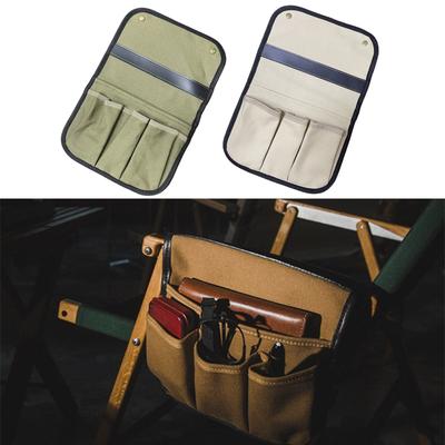 Camping Chair Armrest Storage Bag Portable Beach Chair Side Hanging Bags Outdoor Chair Side Pocket Easy To Install