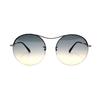 TF Retro Avant-Garde Custom Series Round Half-Frame HD Sunglasses Unisex Sunglasses TF565-08B