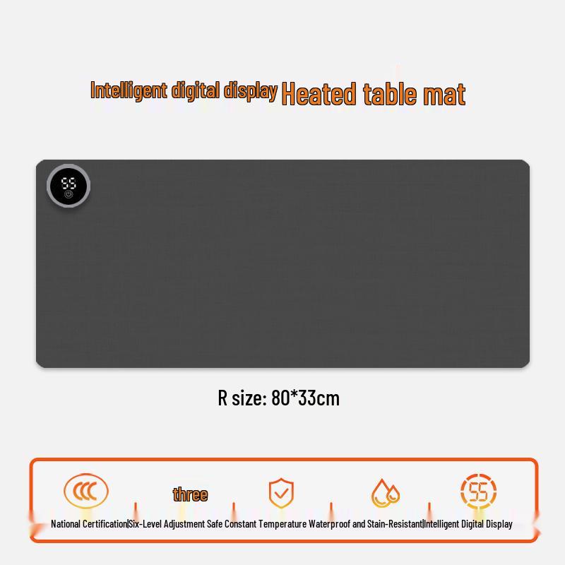 Electric Heating Desk Pad - Warm Mouse Pad for Office & Student Use