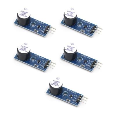 DC3.3-5V Passive Buzzer Alarm Module for Microcontroller Systems High Level Triggers Design 9012 Drive Stable PerformanceS