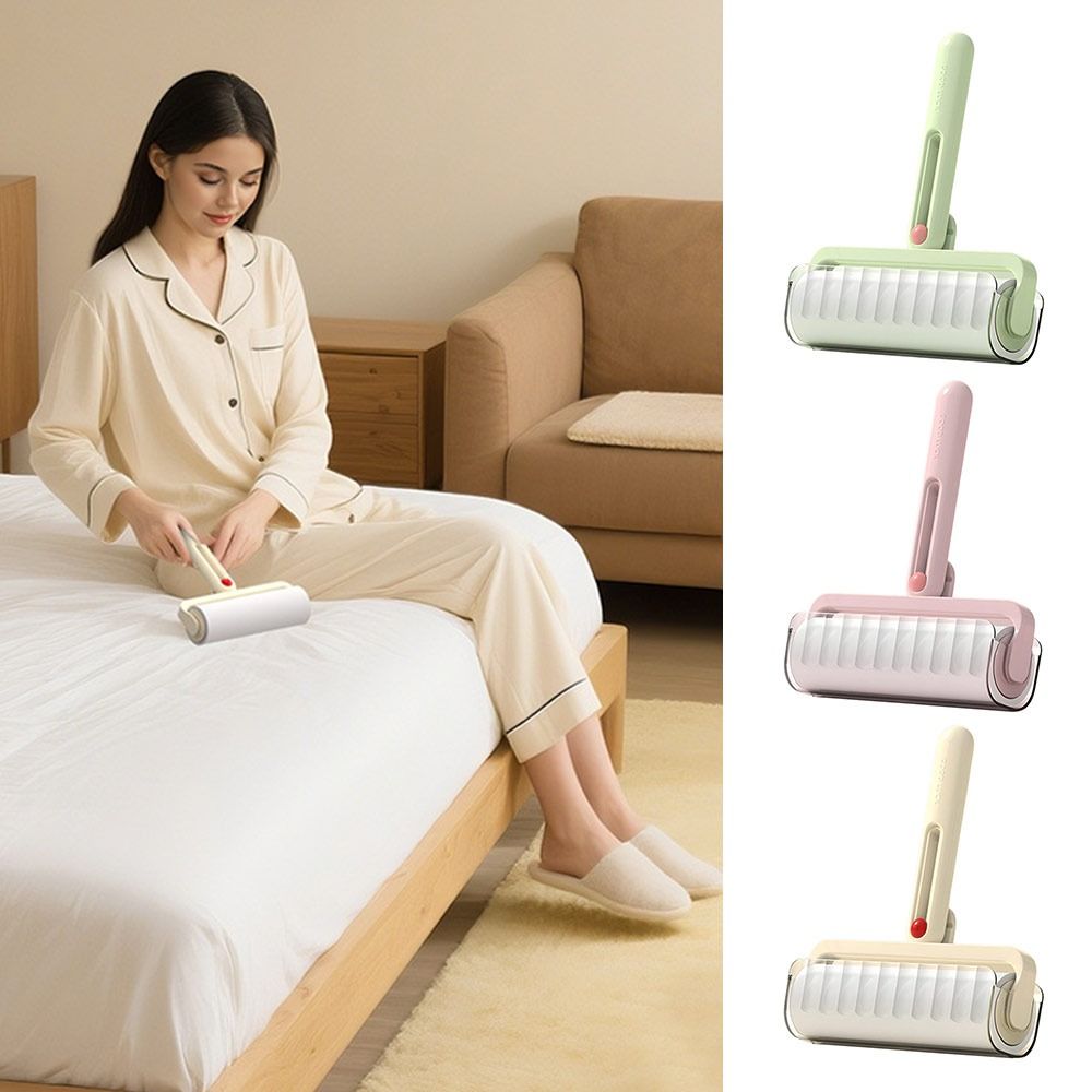 Reusable Tearable Roll Paper Sticky Roller  for Pet Hair Clothes Carpet Tousle Remover