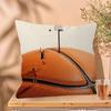 Nordic Colorful Sport Basketball Maple Design Cushion Cover Happy Autumn Harvest decor Holiday Decorati Pillow Cover
