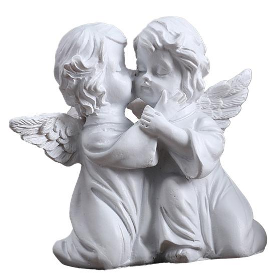 Estatua de Ángel de la Guarda Resina Figura de Ángel Pequeño Recuerdo Curación Simpatía Regalo para Estante Hogar Sala de Estar Escritorio Oficina Decoración