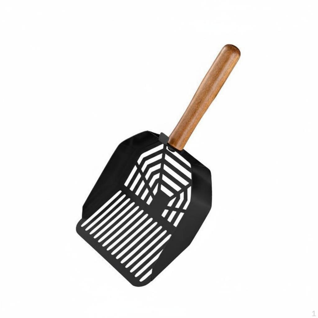 Stainless Steel Waste Scooper RustResistant Cat Pet Tool Rustproof Litter Silver