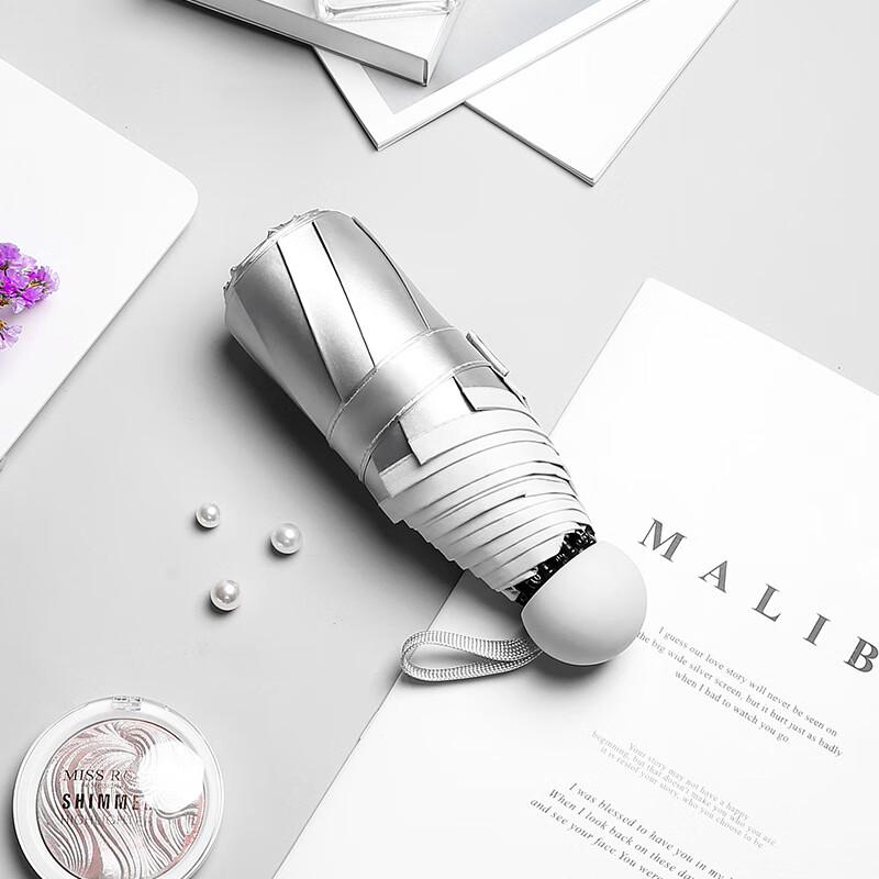 Nanqiao Colorful Edge Five-Fold Sun & Rain Umbrella