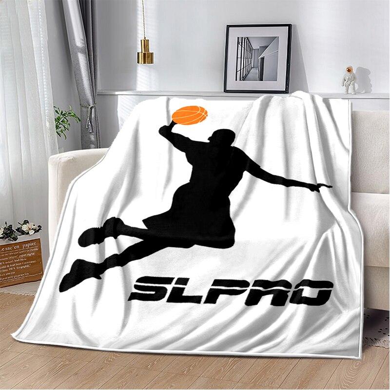 Fashion Basketball Blanket Custom Lightweight Thermal Insulation Blanket Sofa Blanket Bed Office  Blankets for Beds