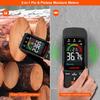 LASELION 2-in-1 Pin & Pinless Moisture Meter MS03 – Accurate Moisture Detection for Wood, Concrete, Drywall, Etc. – LCD Display with Hold Function, Fl