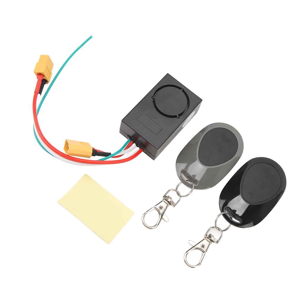 115dB Anti Theft Alarm for NINEBOT MAX G30 Electric Scooter Electric Bike Alarm with 2 Remote Control for 36‑55V XT60