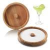 Wooden Seasoning Dish Portable Cup Salt Rimmer Juice Garnish Tool Sugar Edge Box  Bartender Tool