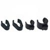 10PCS Black Plastic Mic Cord Fasteners Professional Studio Vocal Link Cable Clip For Stands And Attachments