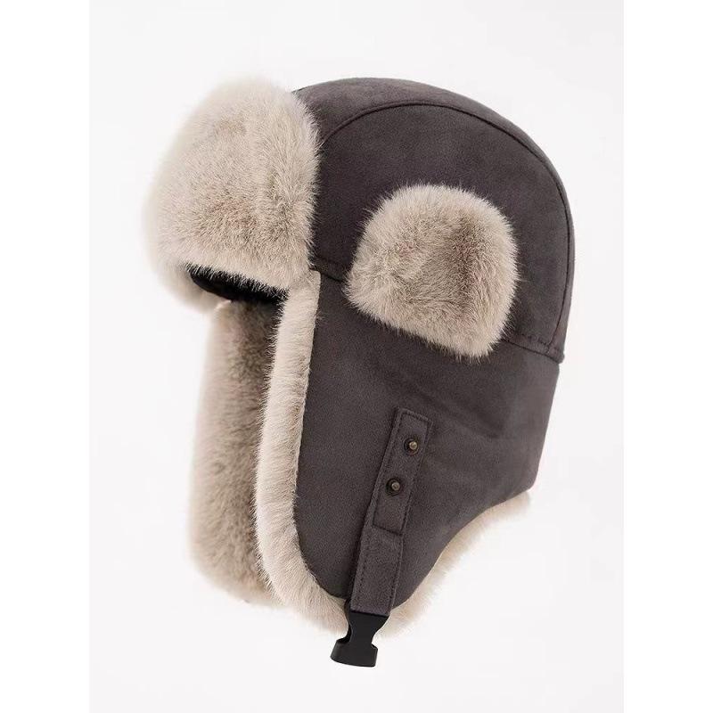 Lei Feng hat imitation suede ear protection winter warm hat men's cycling windproof and cold Northeast thickened versatile