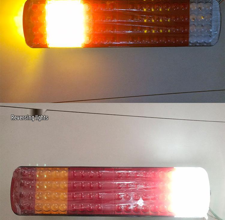 Compatible with Sinotruk Howo Original LED Rear Tail Light Assembly for Brake, Turn, and Reverse with Rear Combination Light Accessories.