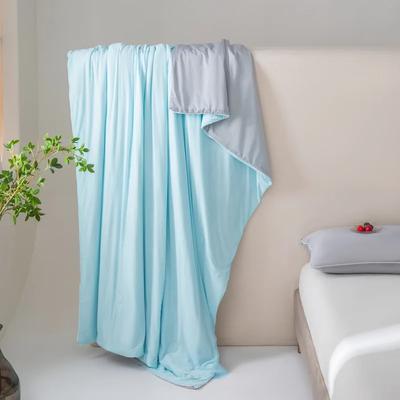 Dormitory Ice Silk Nap Blanket Machine Washable Summer A Kind of Ice Cream with Cool Silk Quilt,Air Conditioning Comforter,
