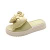 BCEBYL  New SummerFlat Heel Shoes Butterfly Metal Decor Slippers Women‘s Green Color Sandals Women's Platform Beach Slippers