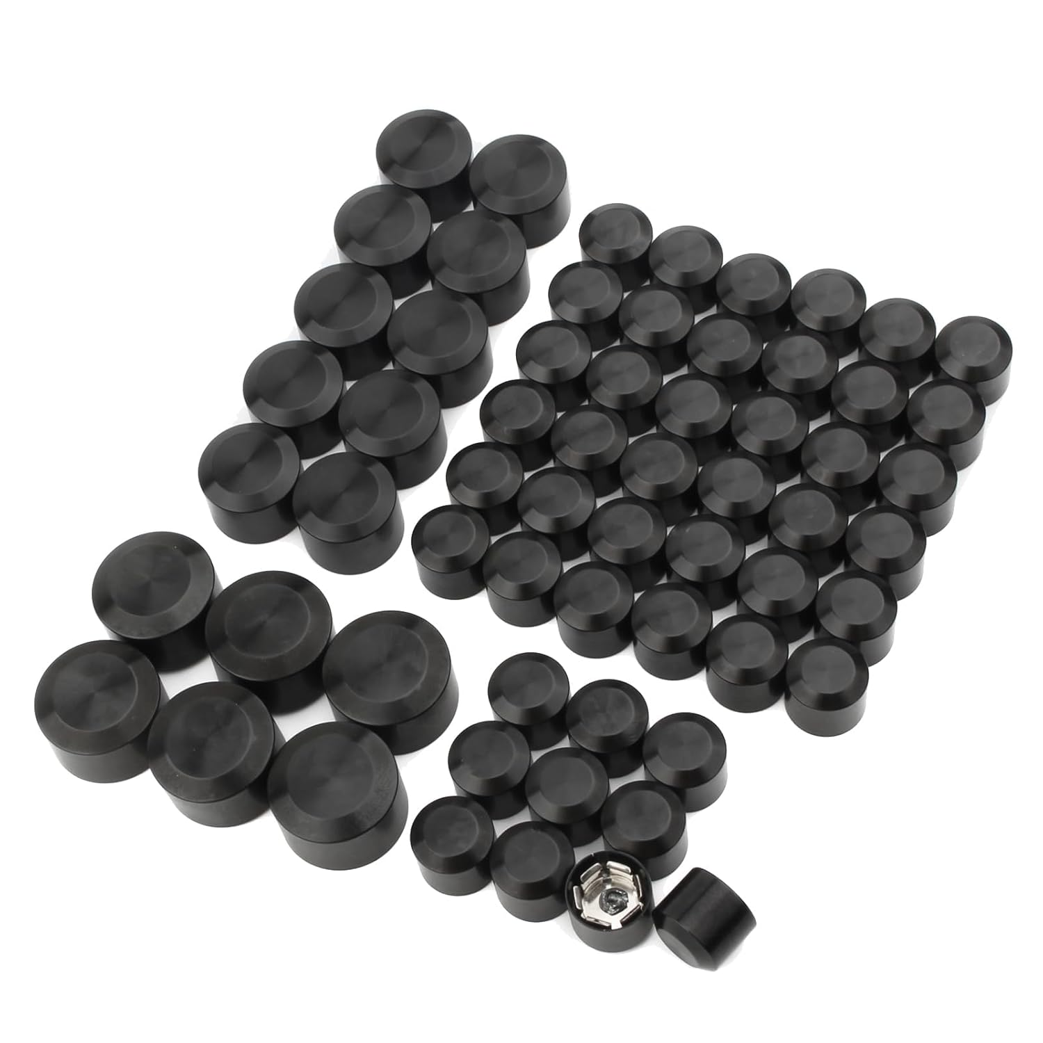 

Motorcycle Bolt Covers Head Bolts Engine Toppers Caps Kit for Harley 2017-2025 Touring Road King Street Glide Electra Road Glides 2018-2025 Softail чёрный