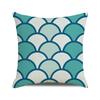 Watercolor sailing-themed sailboat Digital printing short plush pillow covers for car sofa office cushion cover home goods