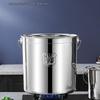 BAILOCK 304 Stainless Steel Portable Storage Bucket with Lid