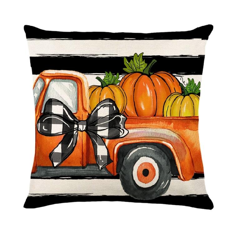 Stylish Autumn Pumpkin Orange Pillow Cover for Home Decorations Pillowcase 629₽