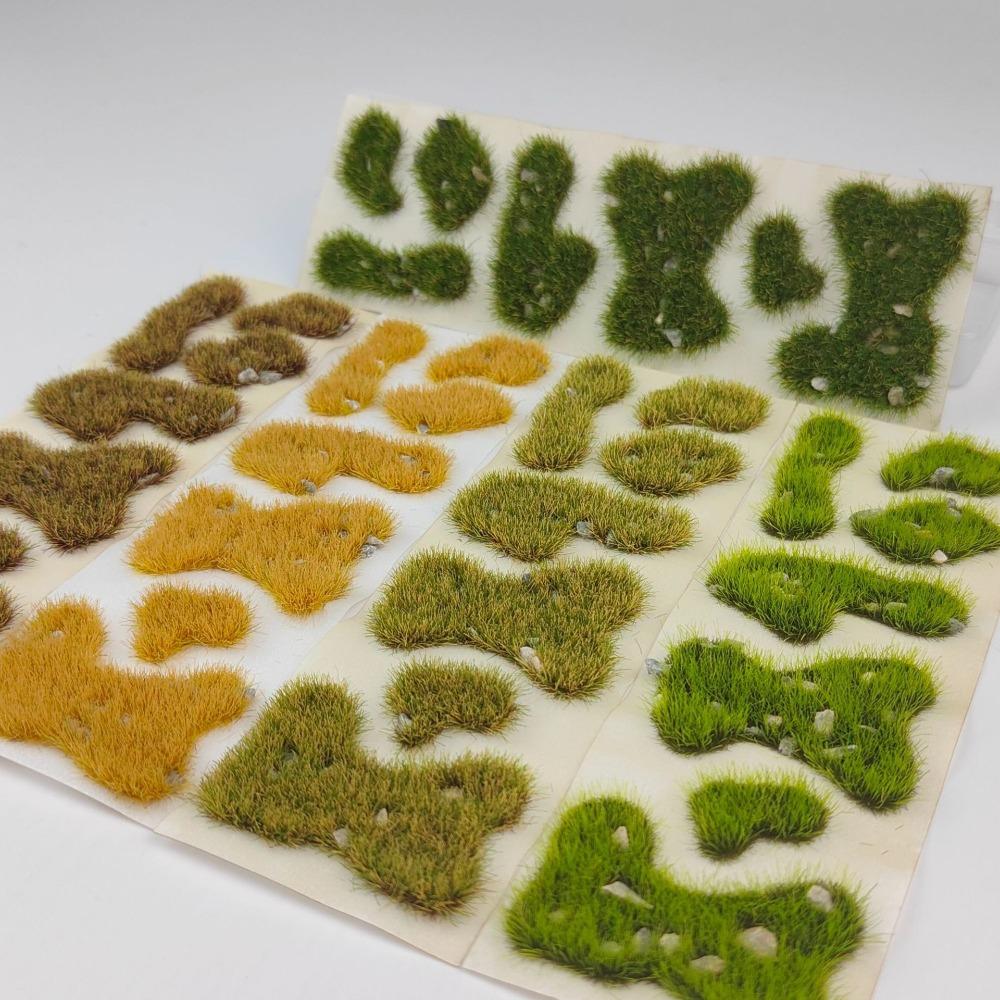 5mm Irregular Grass Miniature Landscape Lawn Model Building Sand Table Turf  Building Models