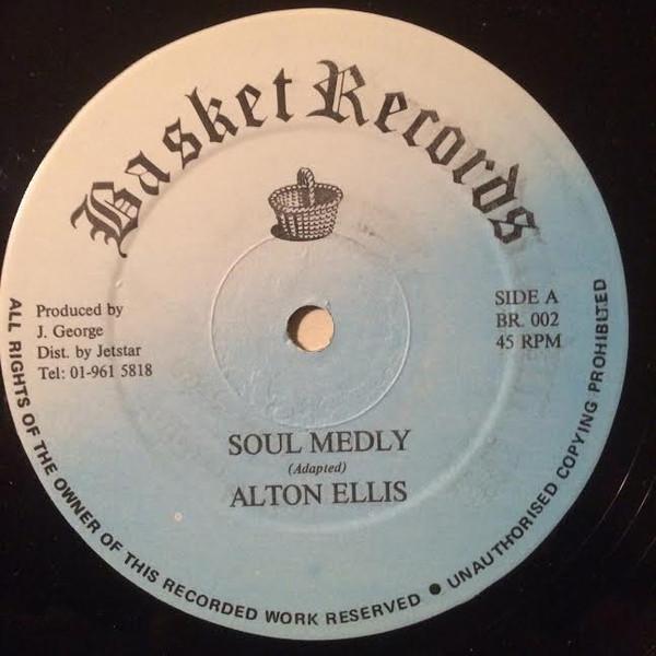 

12inch Record ALTON ELLIS - Soul Medly BR002 Basket Records 1988 UK Reggae, Ska & Dub Used