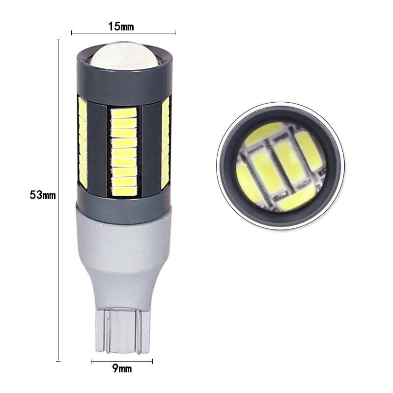 For Subaru Outback 2009-2019 2pcs/lot CANbus Error Free Car LED White Backup Reverse lights Bulbs