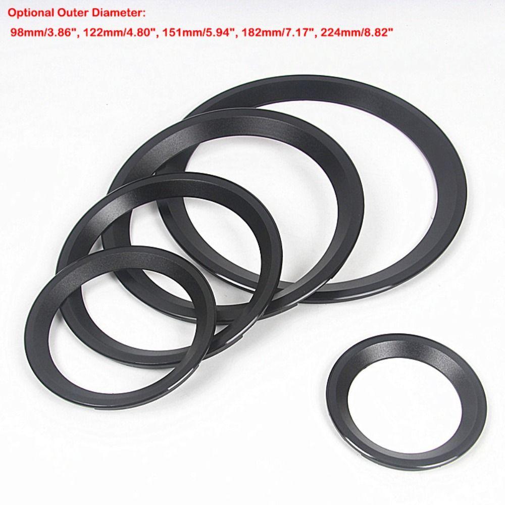 3/4/5/6.5/8 inch Speaker Trim Ring Plastic Speaker Bezel Grille Bezel Loudspeaker Grille