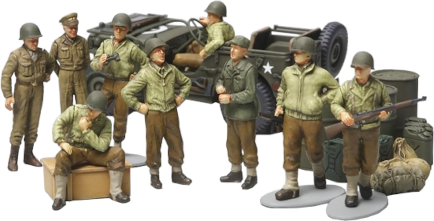 

Серия Военных Миниатюр Tamiya 52 Набор Американской Пехоты на Переднем Краю Пластиковая Модель 32552 1/48 №