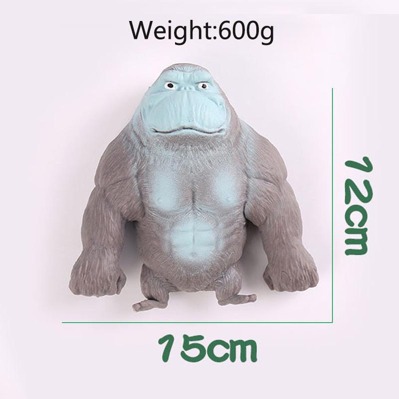 Soft Stretch Gorilla Squeeze Monkey Toy Gorilla Fidget Toy Anime Figure Doll Toys For Kids Adults Stress Relief Toys