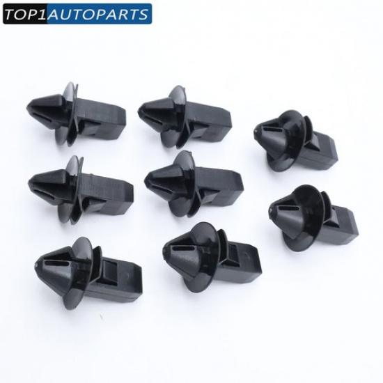 68213168AA Grille Moulding Clips 8pcs Fits 2013- Ram 1500 Black