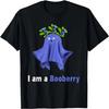 Halloween Blueberry Costume Ghost Funny Blueberry Pun T-Shirt