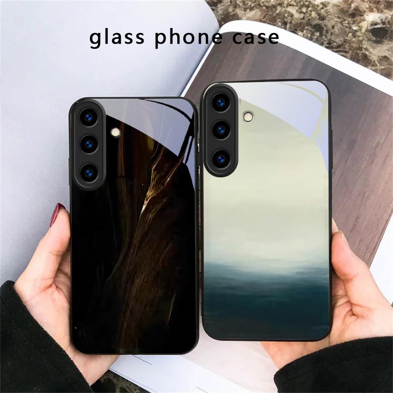 Rindenstruktur Textur Für Samsung Galaxy S20 S21 S22 S23 Plus S24 FE S25 Ultra S26 Edge S25+ S20+ S22+ Schwarze Glas Handyhülle