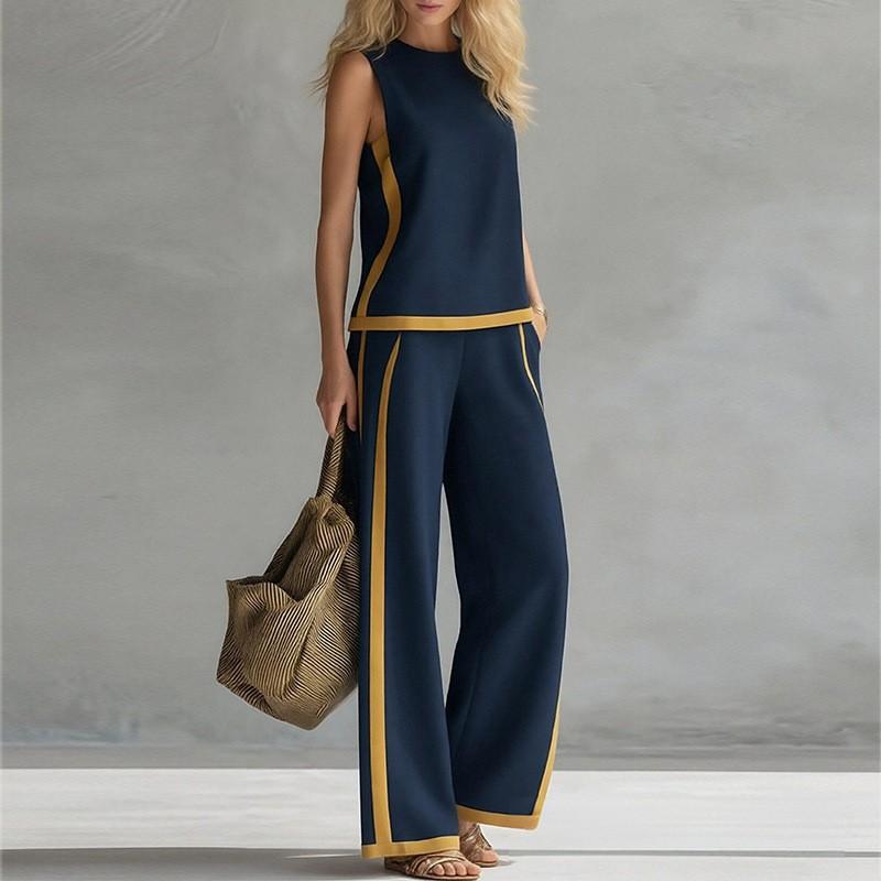 Clothes Women's Fashion Suit Simple Casual Top Pants Sports