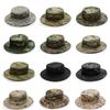 23 Farben Outdoor Bucket Hat Verdickter Boonie Hut Top Qualität Fischerhut Jagd Camping Kappen A0E056