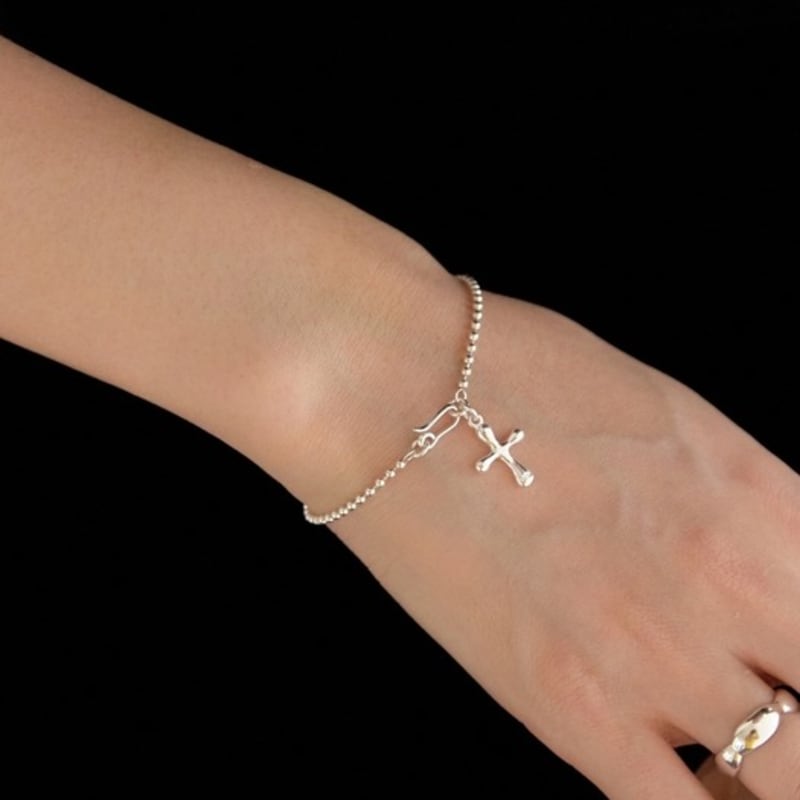 

moi moi Cross melting ball bracelet 15cm