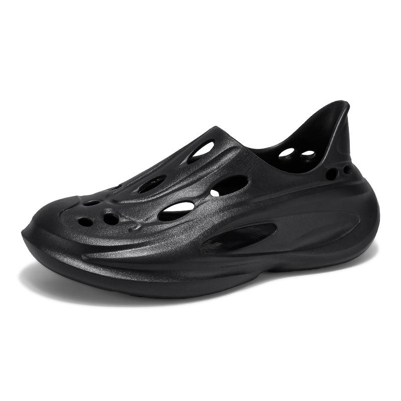 

Summer outdoor fashion trend solid color hole shoes bag head hollow breathable platform sandals outdoor casual beach shoes 39