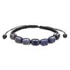 Zhouhang Natural Crystal Aventurine Amethyst Woven Bracelet Jewelry