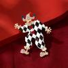Retro Circus Clown Literary High-end Christmas Accessories Brooch
