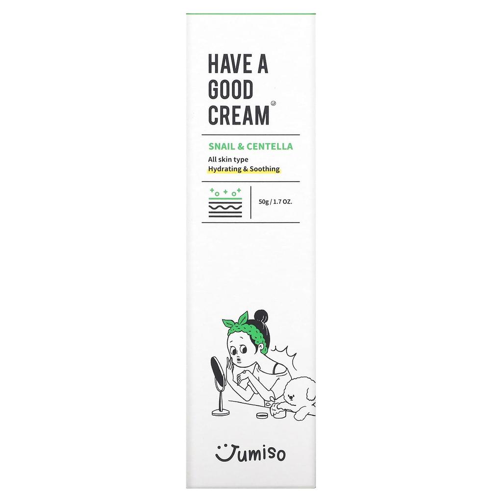 jumiso Have a Good Cream, Lumaca e Centella, 1,7 oz (50 g)