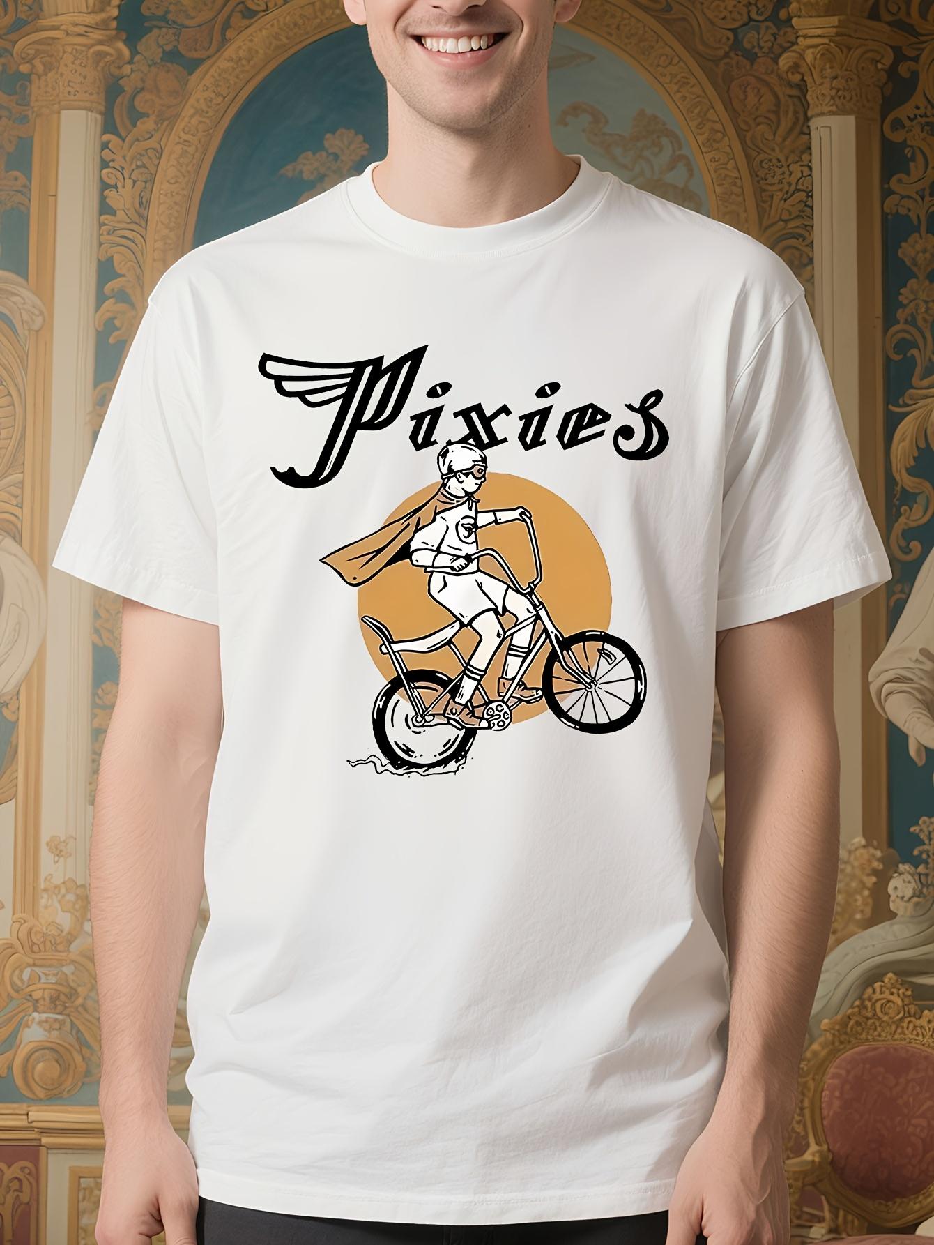 Pixies Band Graphic Tee - Casual Cotton Tshirt with Sligh... XXXL