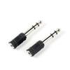 6.35mm Male To 3.5mm Female Audio Adapter for Microphone & Headphone