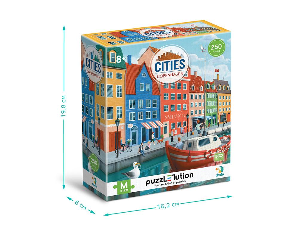 Puzzle "Miasto Kopenhaga", Ilość Elementów , Dodo, 300645