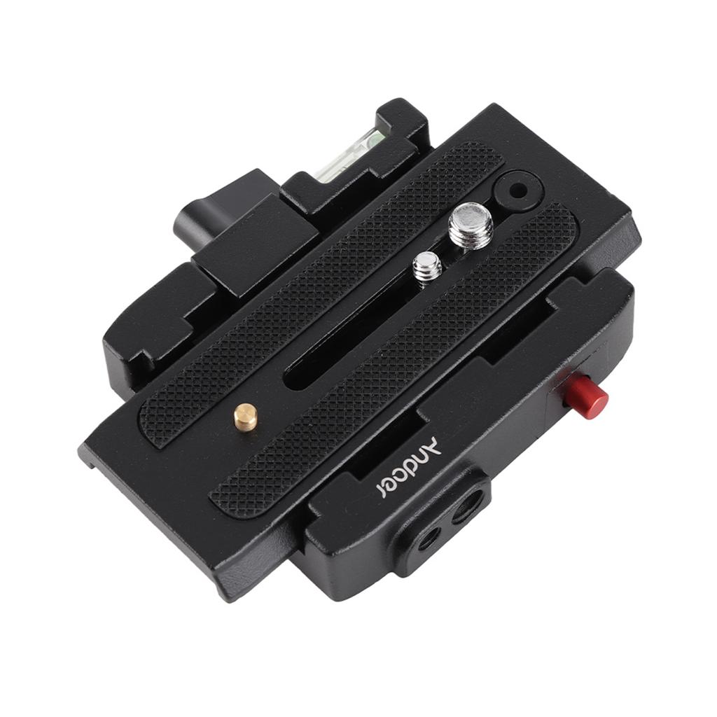 Camera Quick Release Kit Aluminum Alloy Tripod Quick Release Clamp Adapter with 1 4in and 3 8in Screw Hole for 501