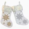 Creative Snowman Fabric Decorations, Christmas Gift Bag, Plush Fabric Snowflakes, Christmas Tree Ornaments, Socks