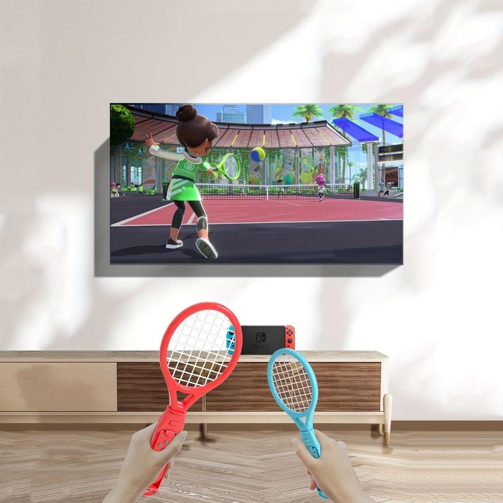 Switch Sports Set Sportivo Somatosensoriale 18 in 1, Racchette, Cinghie da Polso, Cinghie per Gambe, Impugnatura, Mazza da Golf, Set Sportivo Spada Laser Accessori
