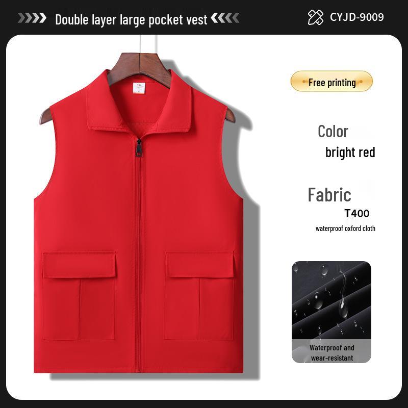 Customized Volunteer & Guide Vests with Logo for Supermarkets & Storage Activities