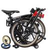 Xiaobu Yingbu Folding Bike Easy Wheels - Aluminum Alloy Triangle Star CNC Guide Wheels
