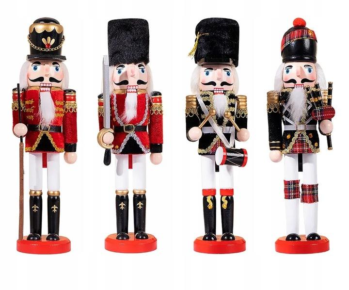 Duży Dziadek Do Orzechów Zawieszka Figurka Żołnierzyk 30 Cm Drewno