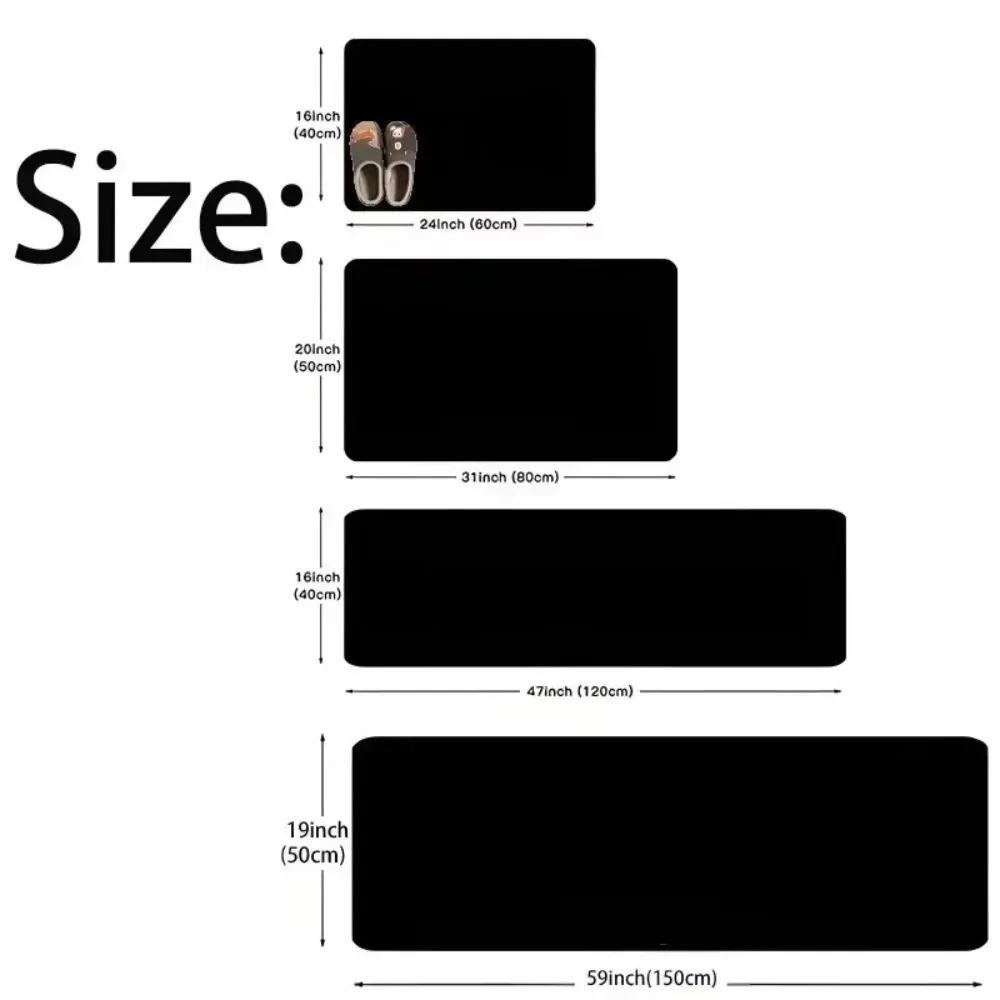 Christmas Poinsettia Carpet Mat Rug - Red Black Plaid Design Home Decoration with Merry Christmas Banner Living Room Decoration